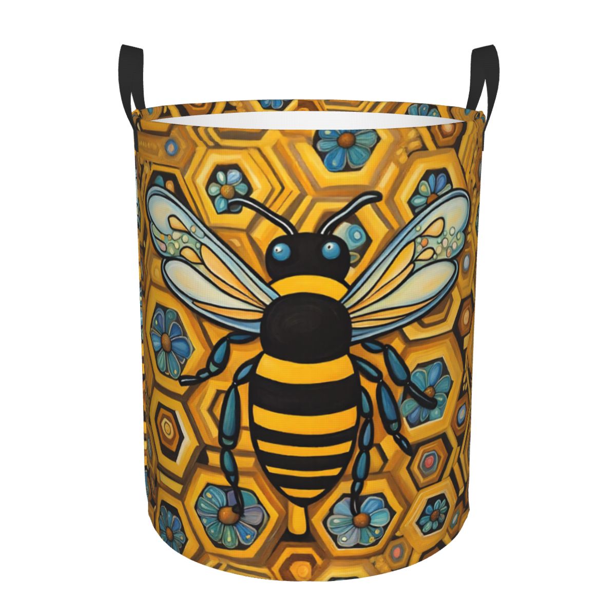 Baby Nursery Laundry Hamper - Корзина для белья с принтом пчелы