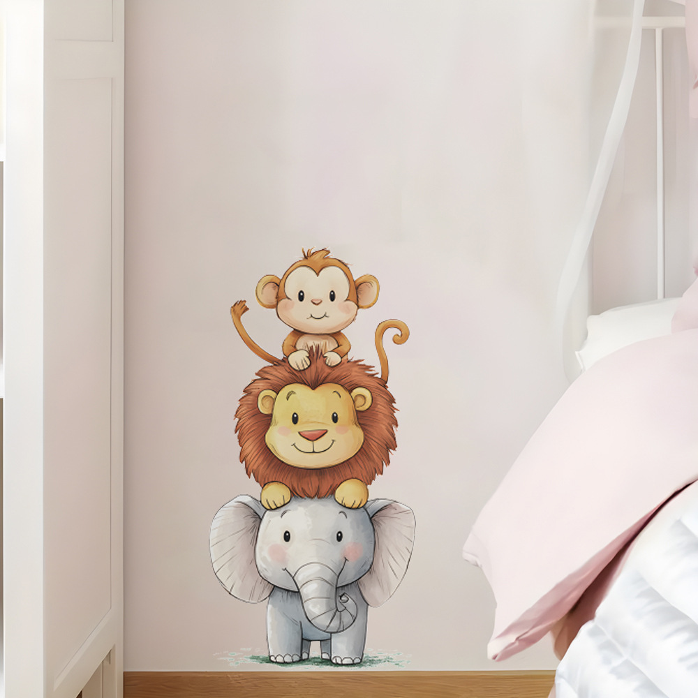 Baby Nursery Vinyl Wall Stickers - Милые наклейки на стену с лесными