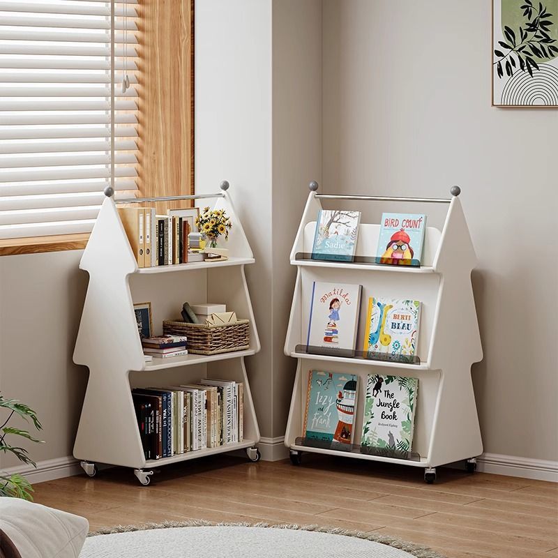 Baby Bookshelf Small - Детская книжная полка, передвижная двусторонняя полка