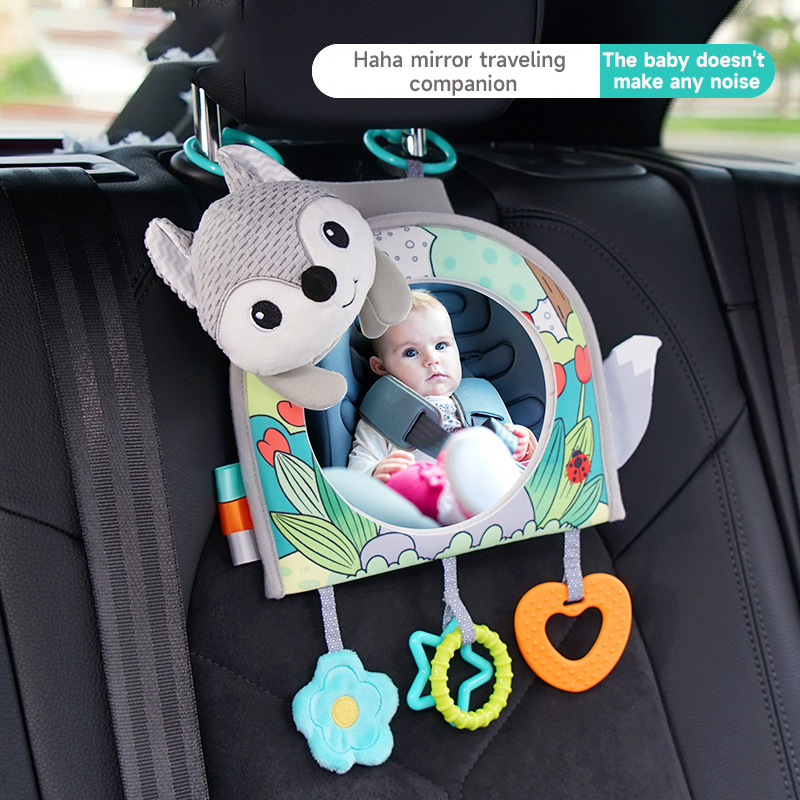 Wearable Baby Monitor - Зеркало-игрушка для автокресла, регулируемый детский монитор,
