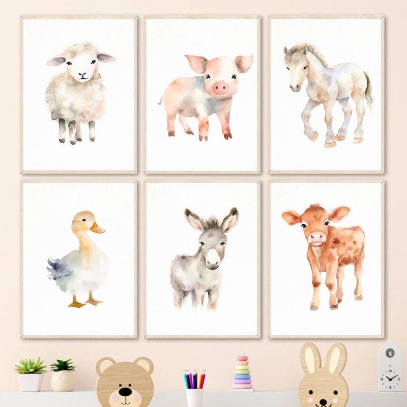 Baby Nursery Images - Плакаты и принты на холсте для