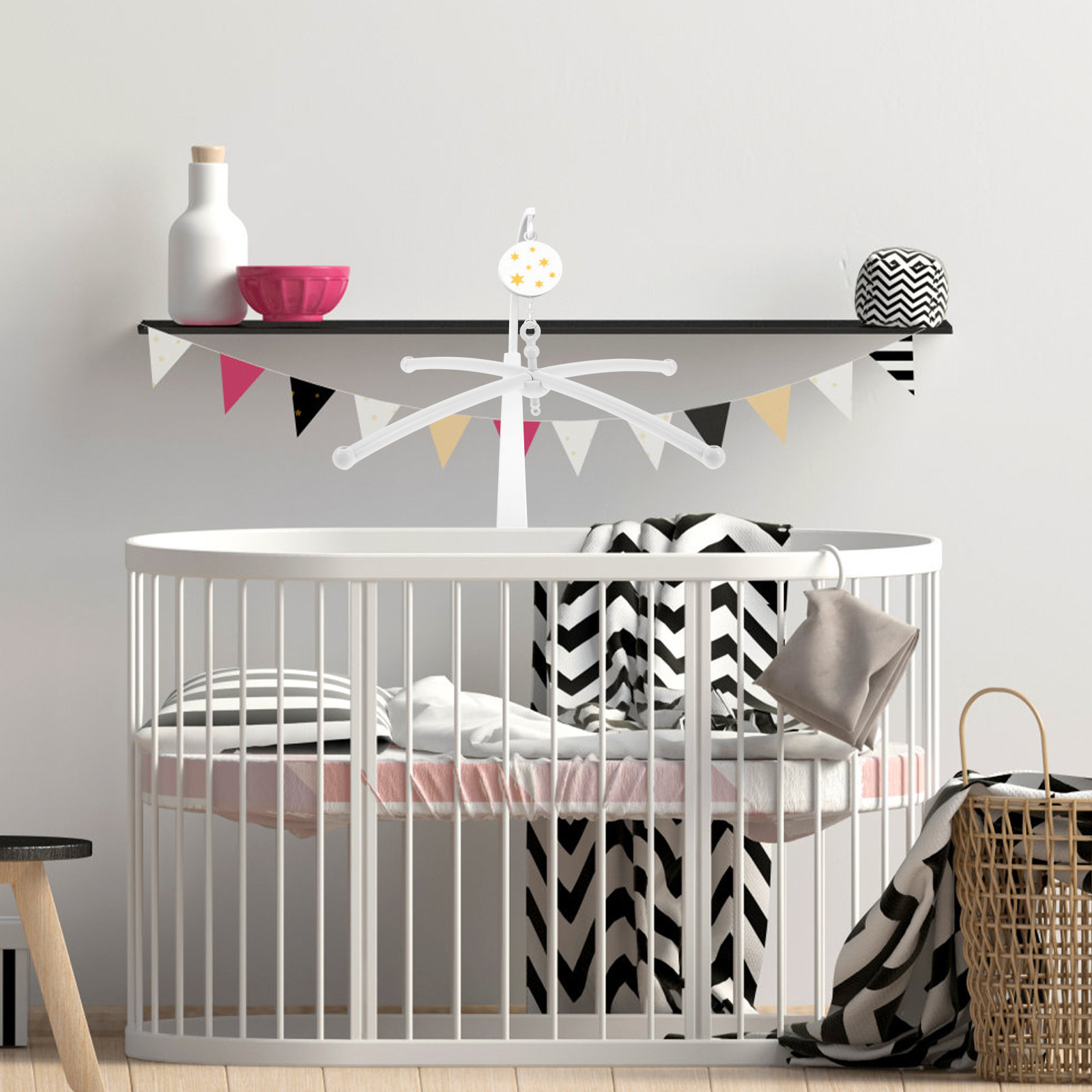Baby Nursery Equipment - Музыкальный держатель для детской кроватки, крестообразный