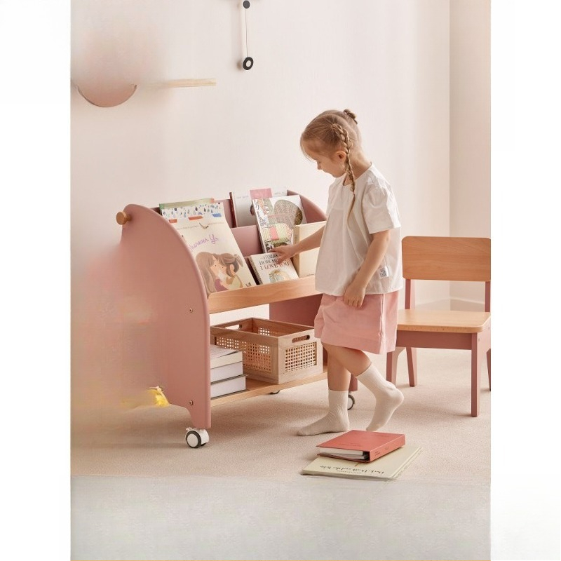 Baby Bookshelf Small - Книжный шкаф из массива дерева, стеллаж