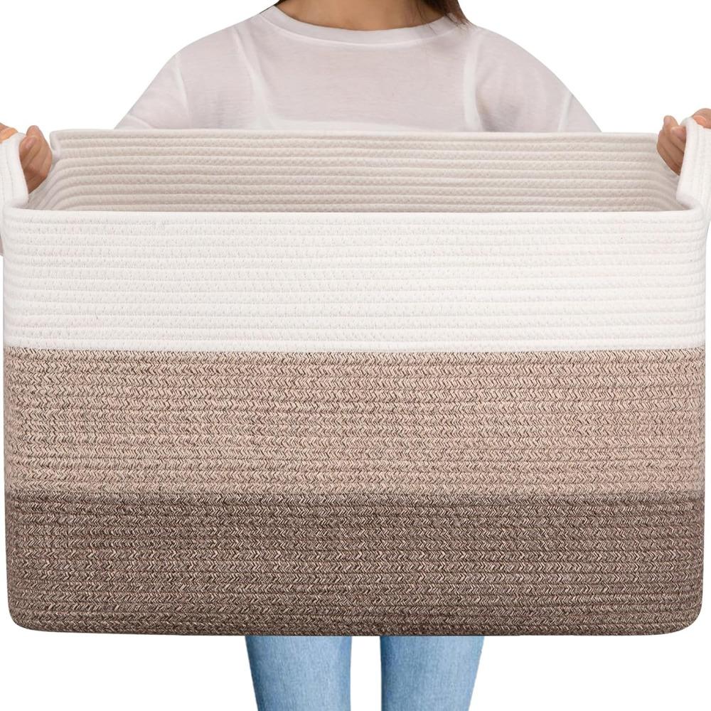 Baby Nursery Laundry Hamper - Очень большая плетеная корзина для хранения