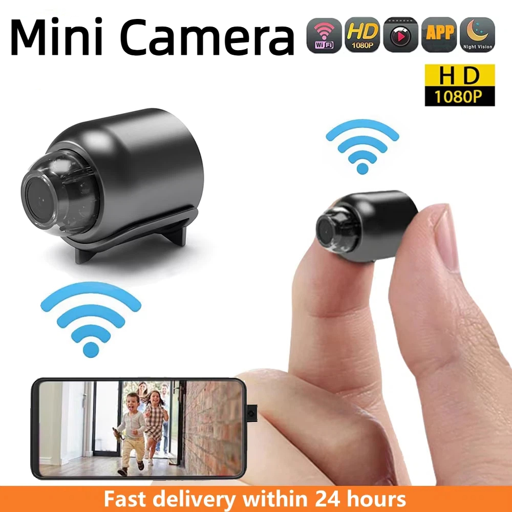 Wearable Baby Monitor - Мини-камера 1080P HD X5 с Wi-Fi,