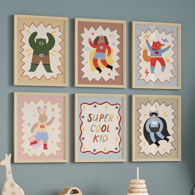 Baby Nursery Images - Забавные мультяшные постеры и картины на