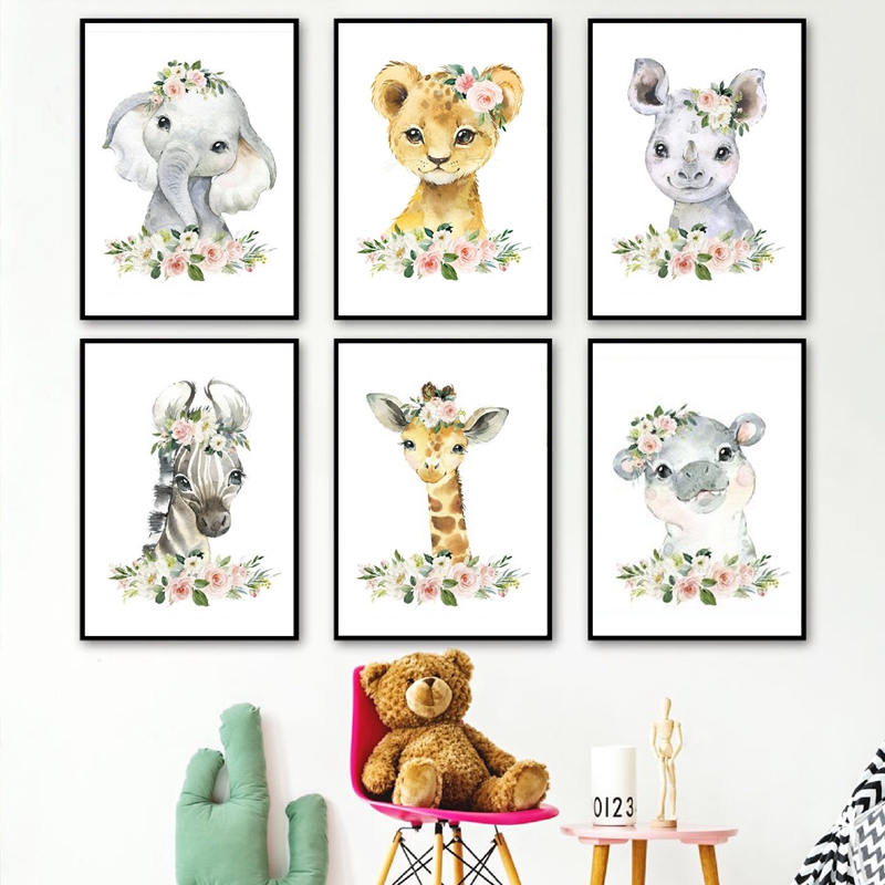Постеры с цветочными узорами и – обзор и цена Baby Nursery Prints