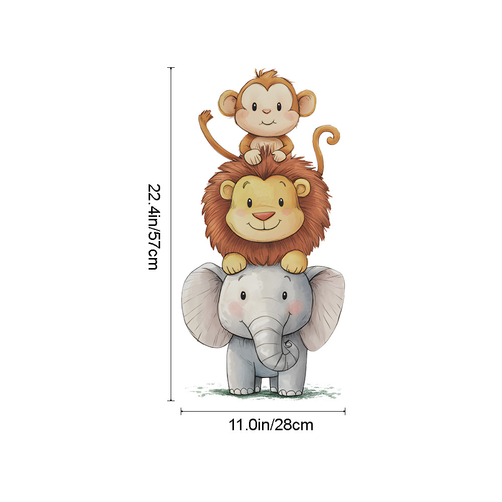 Милые наклейки на стену с лесн – обзор и цена Baby Nursery Vinyl Wall Stickers
