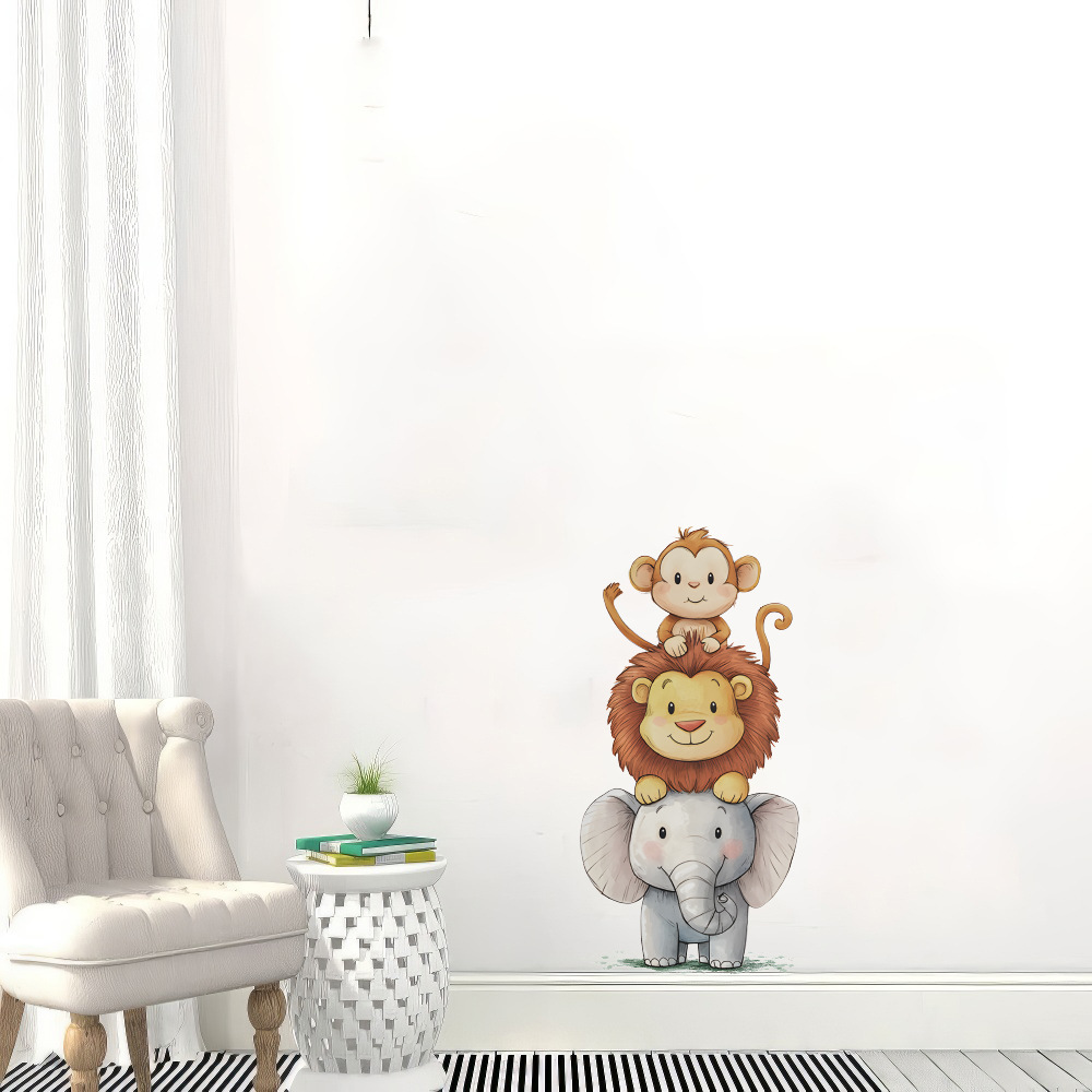 Милые наклейки на стену с лесн – обзор и цена Baby Nursery Vinyl Wall Stickers