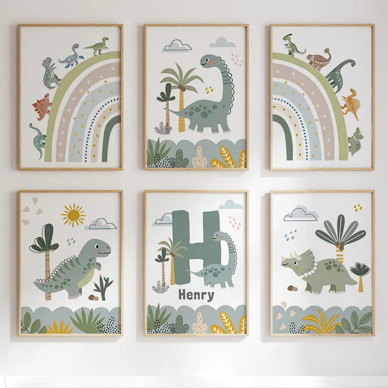 Милые динозавры Тираннозавр Ре – обзор и цена Baby Nursery Prints