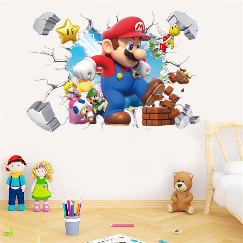 3D-наклейки на стену с персона – обзор и цена Baby Nursery Games