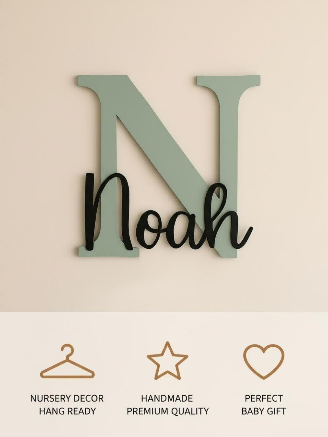 Деревянная табличка с именем в – обзор и цена Baby Nursery Wall Decor