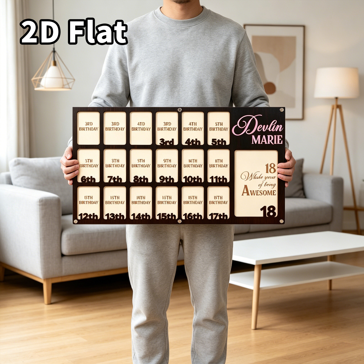 1 шт. Деревянная фоторамка-пла – обзор и цена Baby Nursery Wall Decor