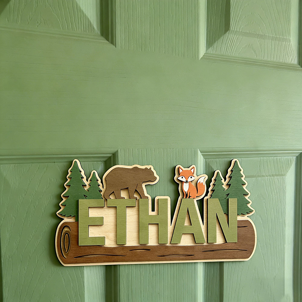 Деревянная табличка с именем н – обзор и цена Baby Nursery Wall Decor