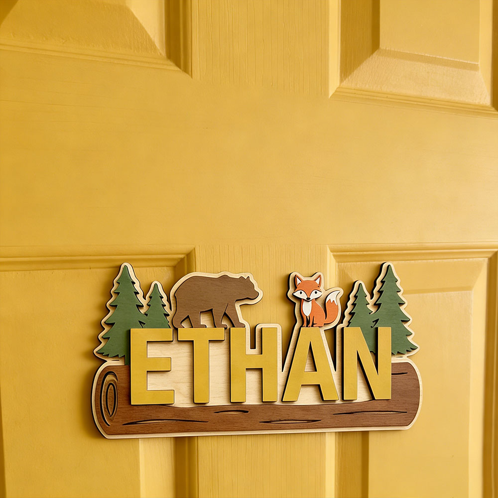 Деревянная табличка с именем н – обзор и цена Baby Nursery Wall Decor
