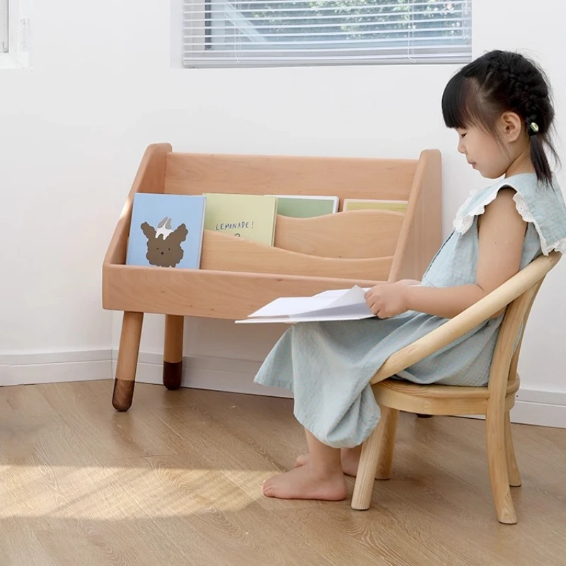 Детская книжная полка из цельн – обзор и цена Baby Bookshelf Small