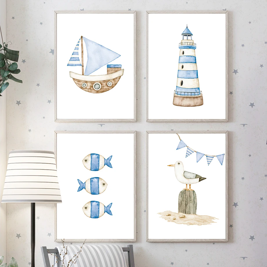 Постеры и принты с изображение – обзор и цена Baby Nursery Prints