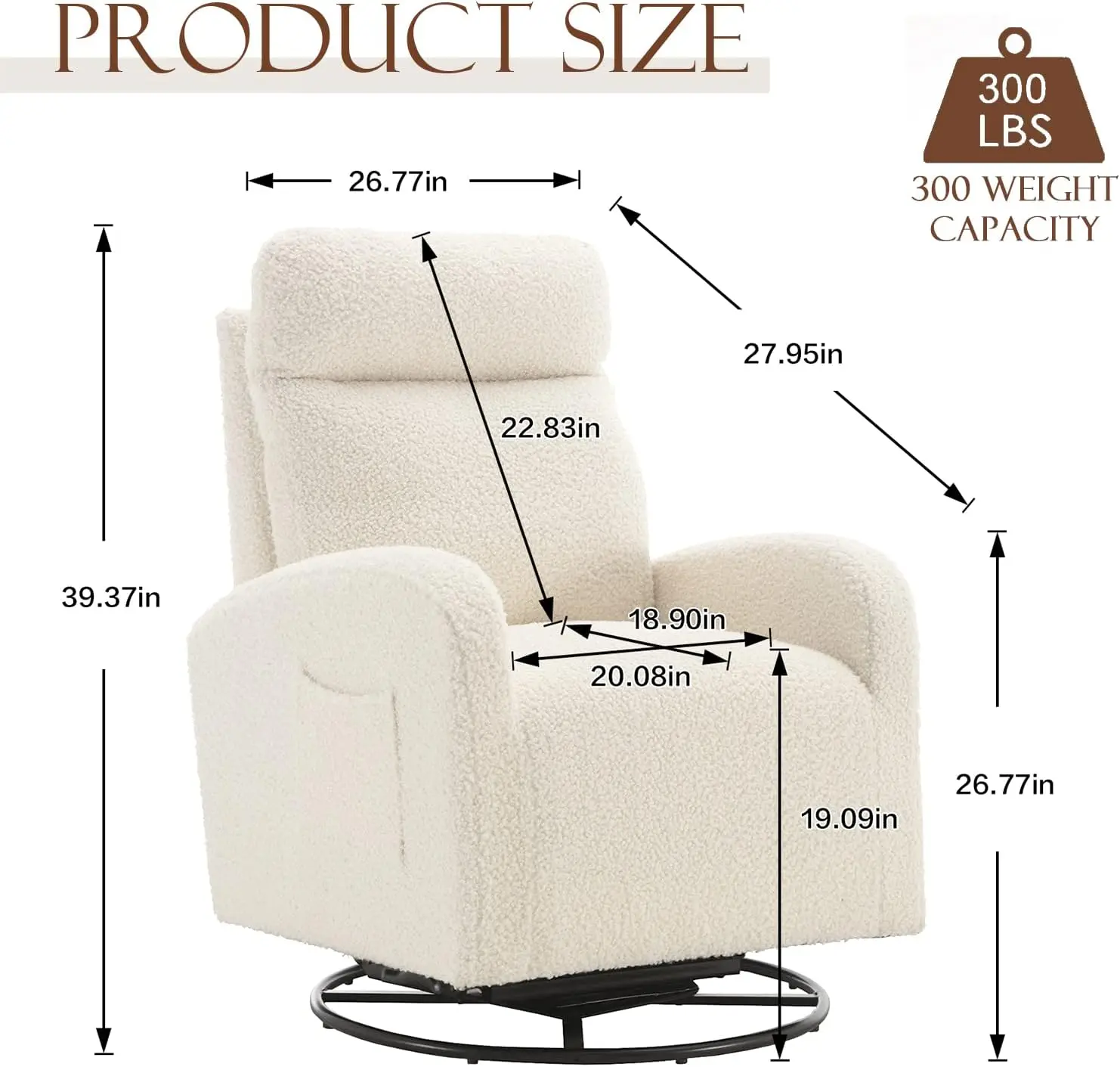 Современное поворотное кресло- – обзор и цена Baby Nursery Glider Chair