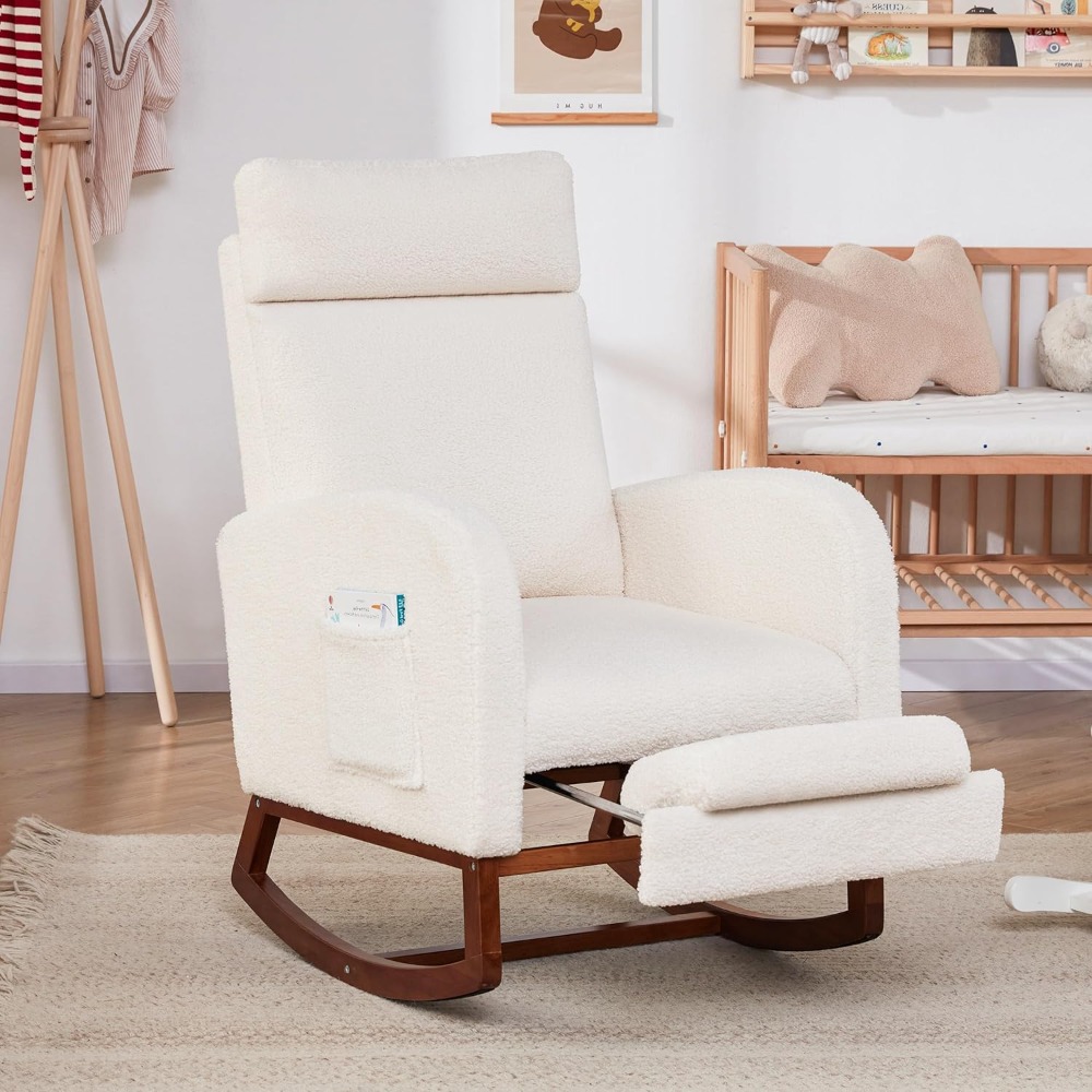 Кресло-качалка Детское кресло  – обзор и цена Baby Nursery Glider Chair