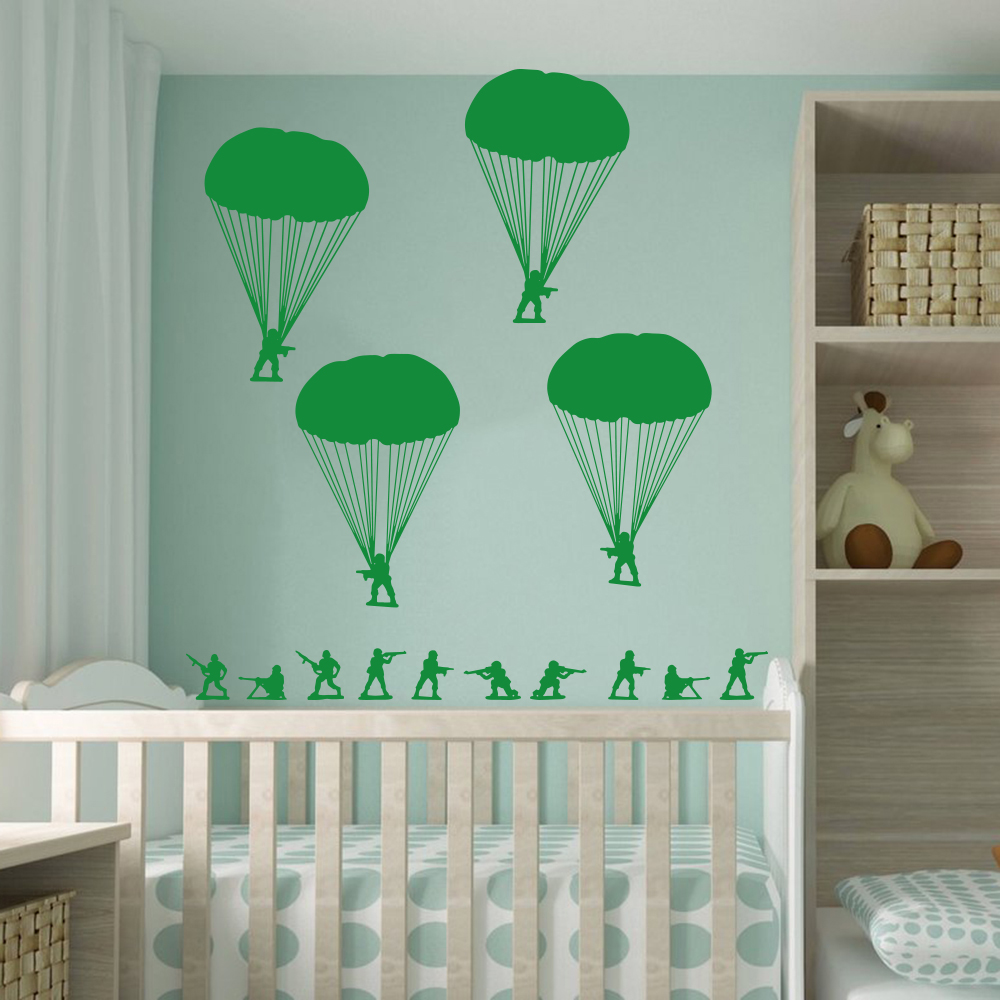 Армейские мужчины, солдаты, де – обзор и цена Baby Nursery Vinyl Wall Stickers