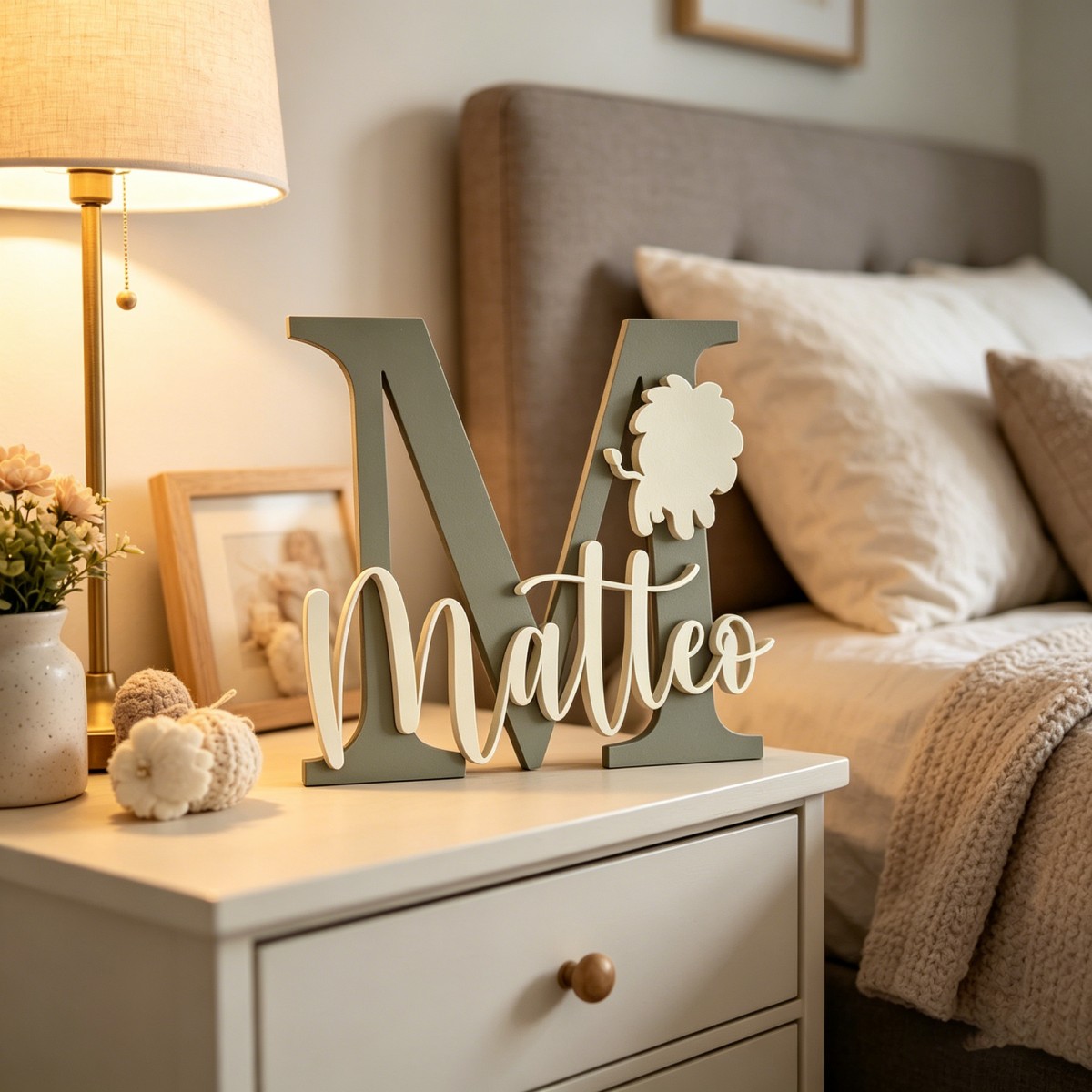 Деревянная табличка с именем и – обзор и цена Baby Nursery Wall Decor