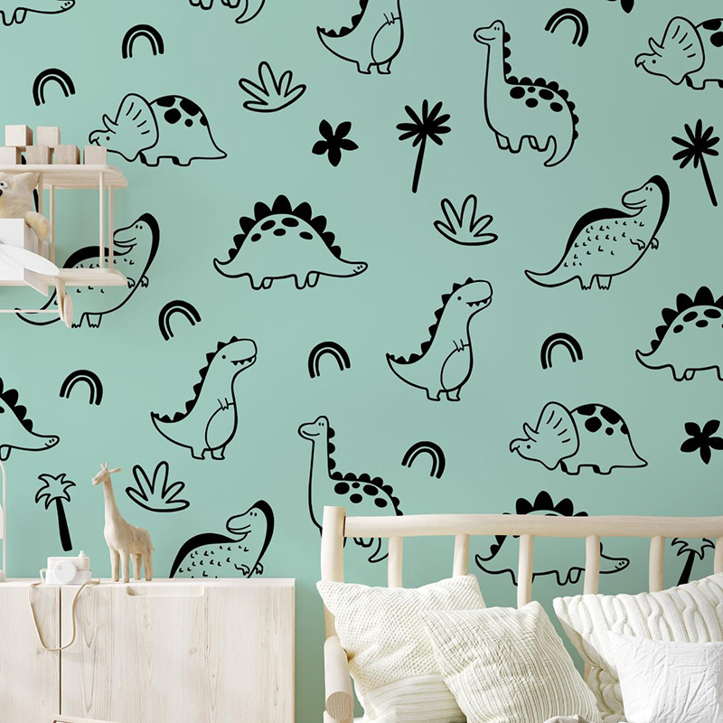 Геометрическое дерево динозавр – обзор и цена Baby Nursery Vinyl Wall Stickers