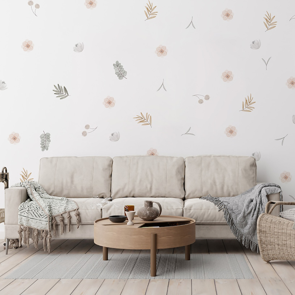 Бохо листья ботанические DIY н – обзор и цена Baby Nursery Vinyl Wall Stickers