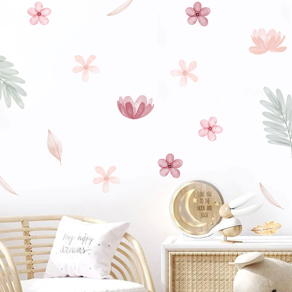 Бохо листья ботанические DIY н – обзор и цена Baby Nursery Vinyl Wall Stickers