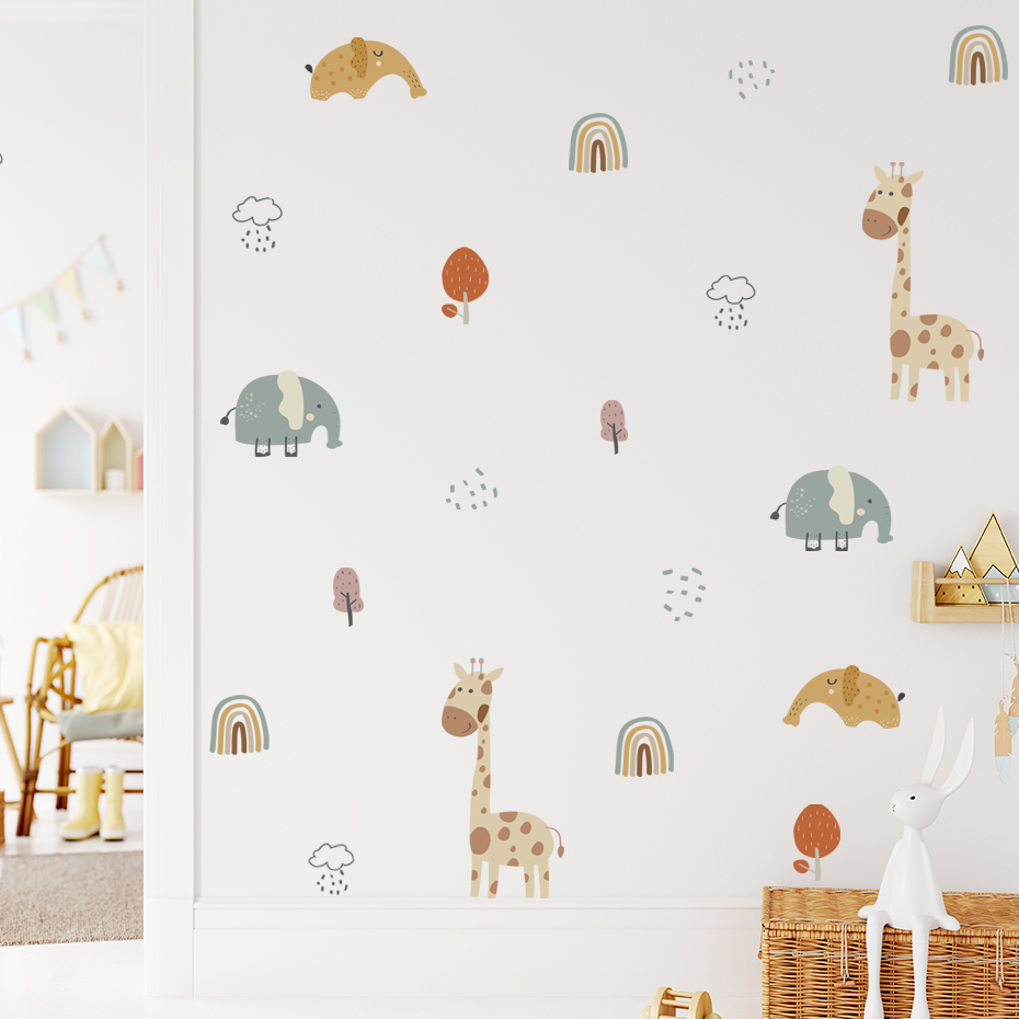 Наклейка на стену с изображени – обзор и цена Baby Nursery Vinyl Wall Stickers