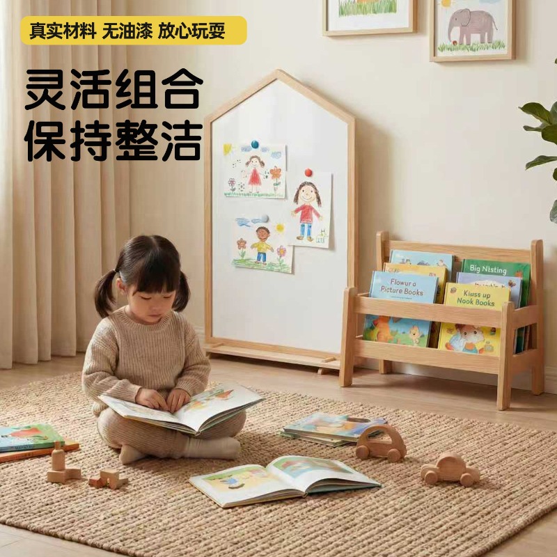 Детская книжная полка от пола  – обзор и цена Baby Bookshelf Small