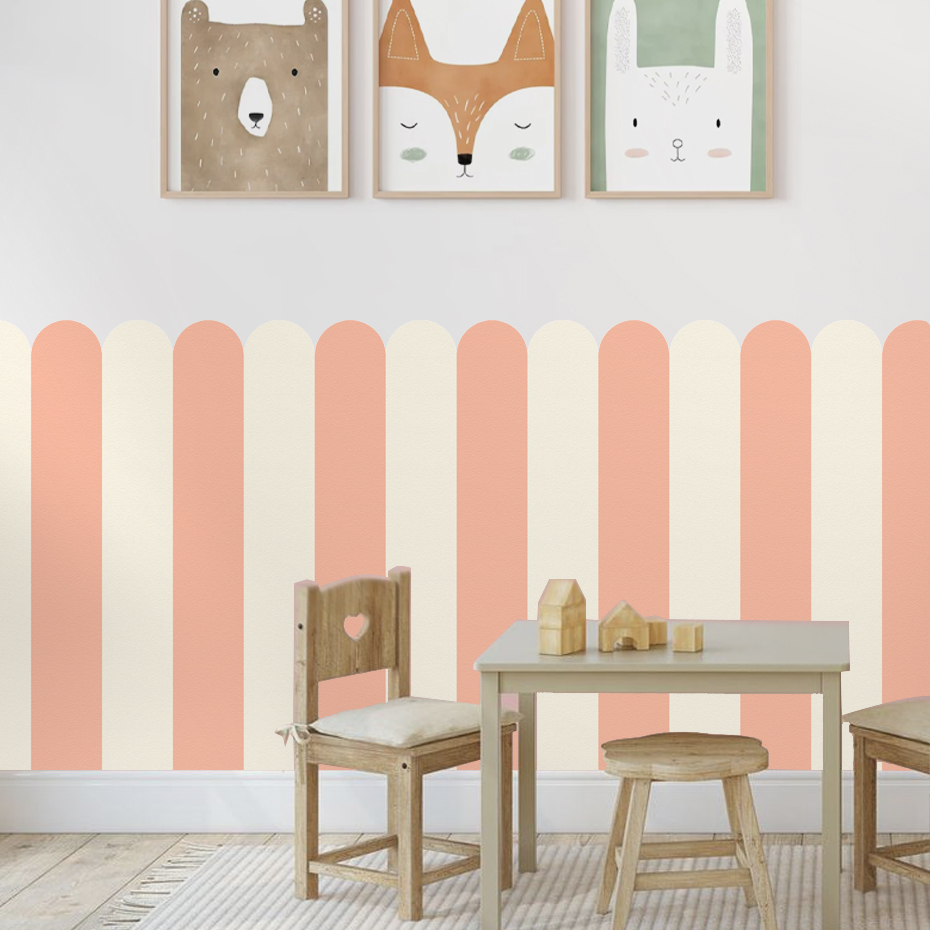 Многоцветные обои с дугой в ве – обзор и цена Baby Nursery Wall Decor