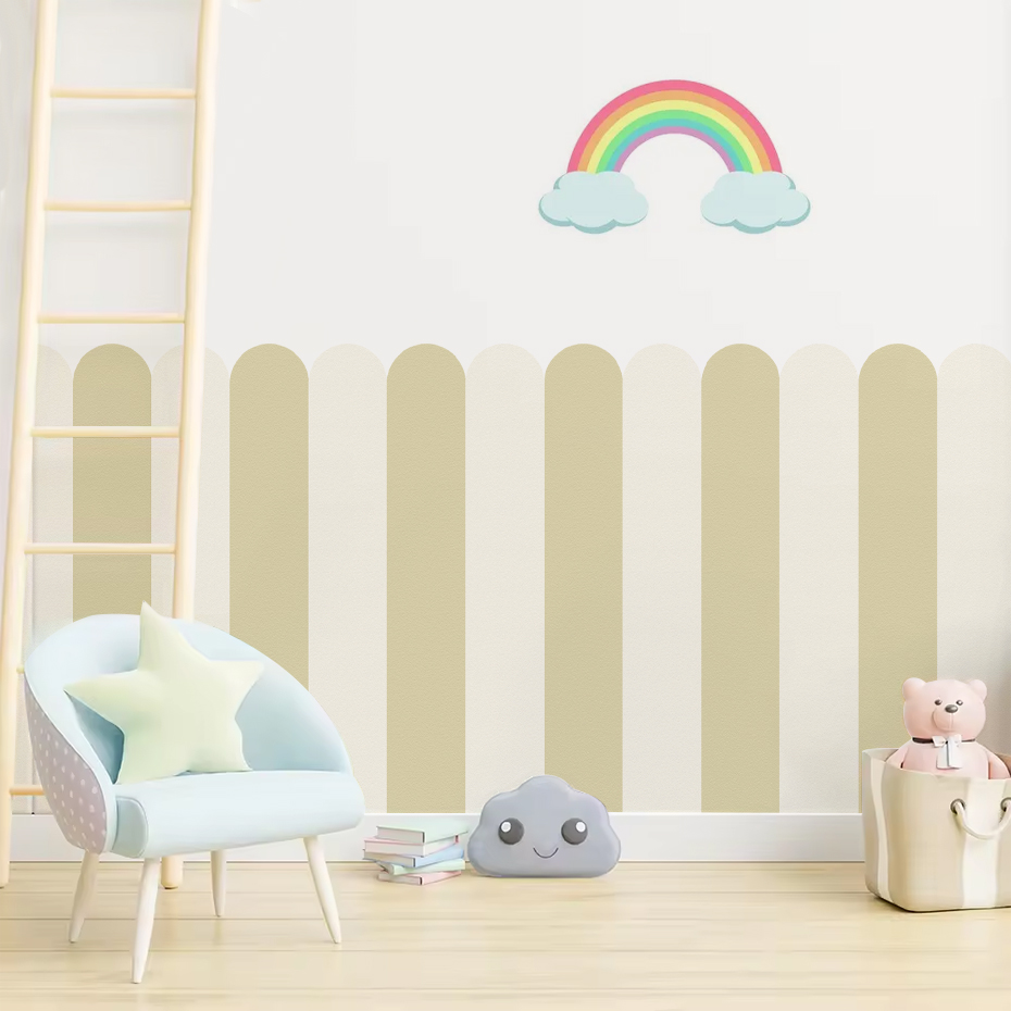Многоцветные обои с дугой в ве – обзор и цена Baby Nursery Wall Decor