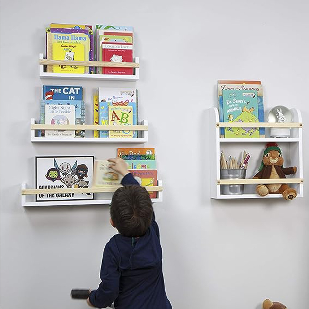 Настенная полка для детских кн – обзор и цена Baby Bookshelf Small
